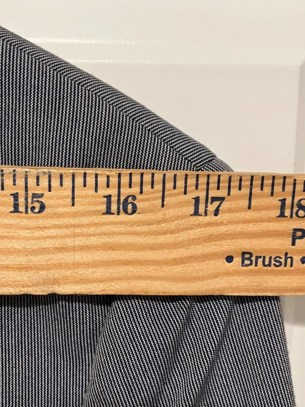 J Crew Ludlow Slim Suit Jacket Blazer Cotton White Navy Stripe - Picture 4 of 10